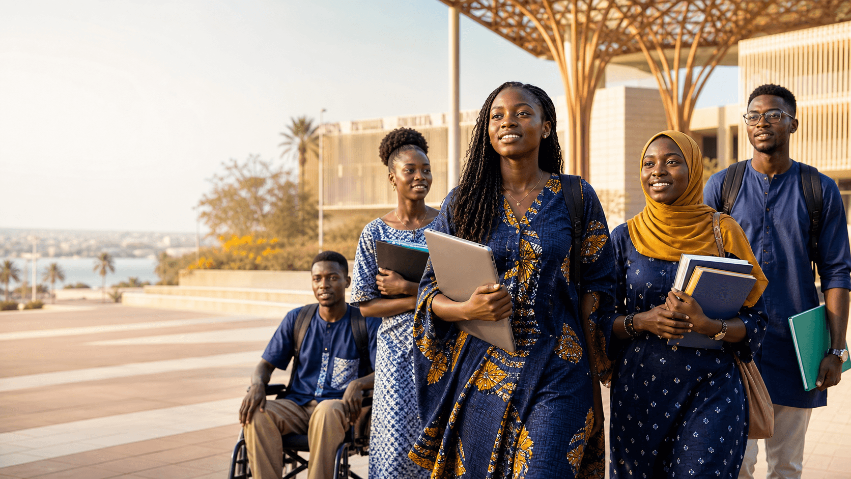 Jeunes candidates et candidats au programme FAWE et Fondation Mastercard